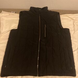 Orvis Classic Black Quilted vest size M